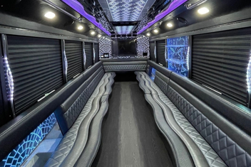 Oxnard Party Bus Interior