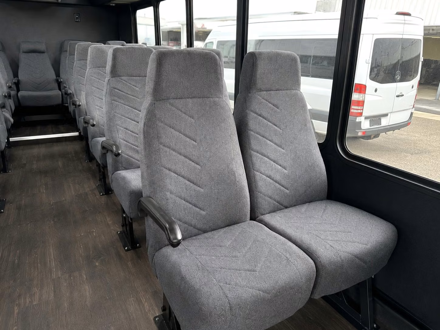 18 passenger minibus interior