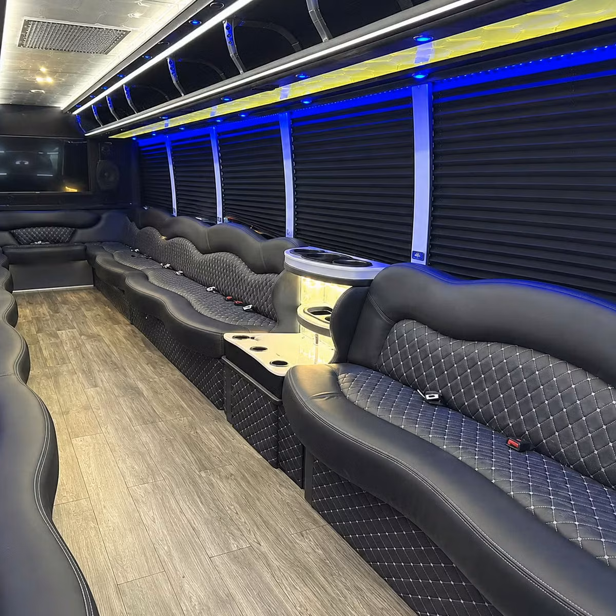 party bus interior